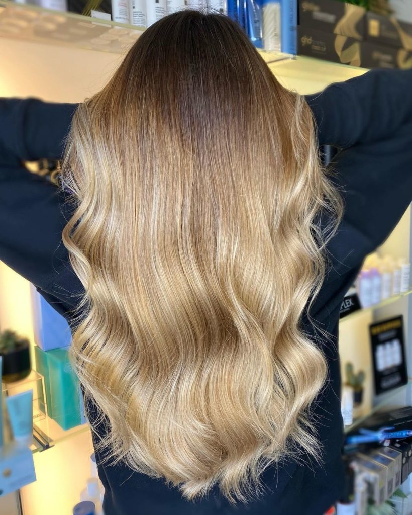 balayage hair colour at the cutting studio hair salon in high wycombe