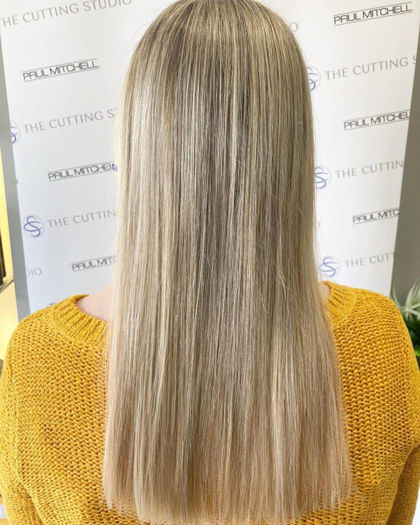 blonde hair colour at the cutting studio hair salon in amersham