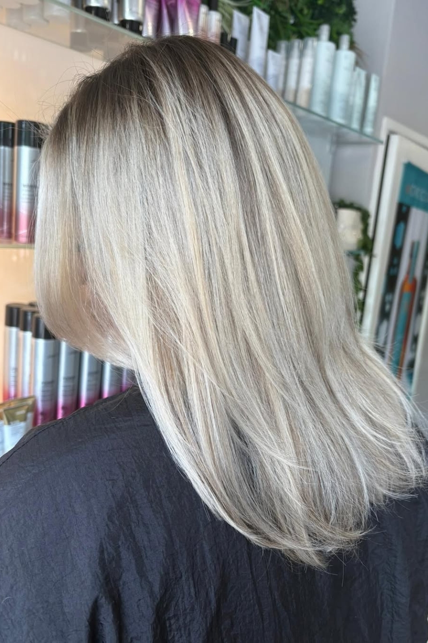 Blonde Hair Blow Dry Blonde Hair Blow Dry
