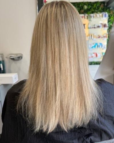 fuller thicker hair with extensions The Cutting Studio High Wycombe