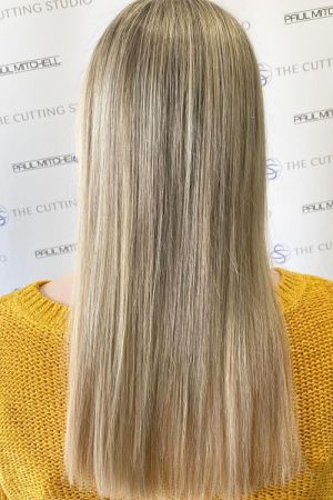 platinum blonde hair colour top salon in Hazelmere
